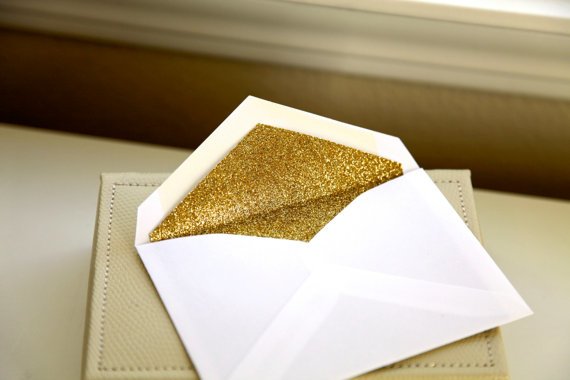 glitter envelope